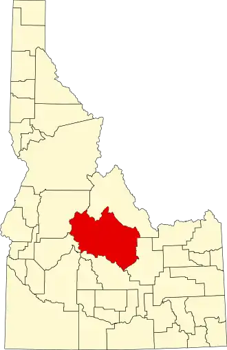 Localisation de Comté de Custer(Custer County)