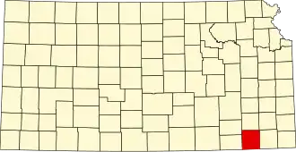 Localisation de Comté de Montgomery(Montgomery County)