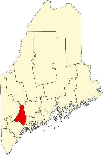 Localisation de Comté d'Androscoggin(Androscoggin County)
