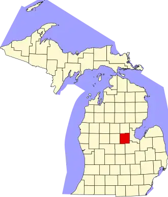 Localisation de Comté de Midland