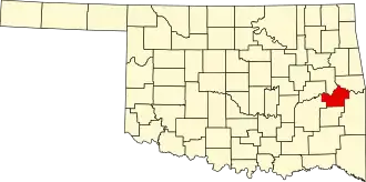 Localisation de Comté de Haskell(Haskell County)