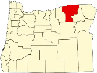 Localisation de Comté d'Umatilla(Umatilla County)