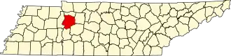 Localisation de Comté de Humphreys(Humphreys County)