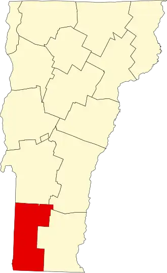 Localisation de Comté de BenningtonBennington County