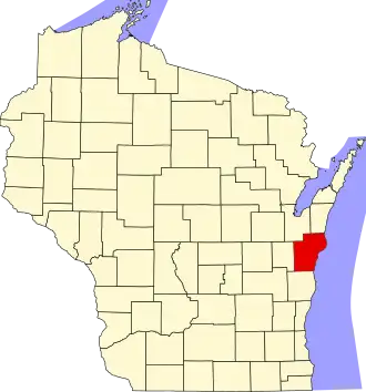 Localisation de Comté de Manitowoc(Manitowoc County)