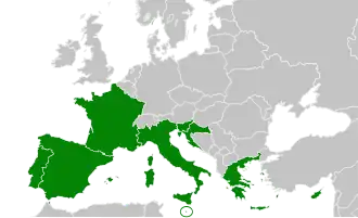 Carte de l'organisation