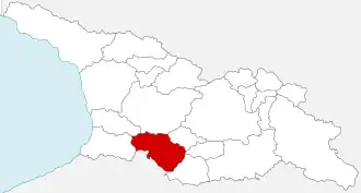 Localisation de Meskhétie