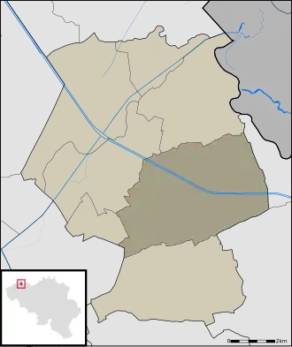 Localisation de Moerkerke