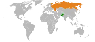 Russie et Pakistan