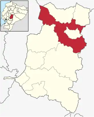 Localisation de Canton de Riobamba