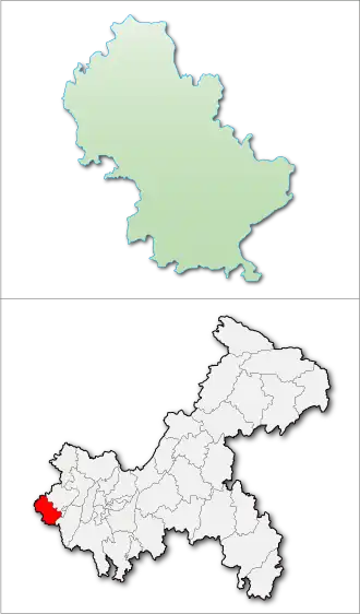 Localisation de Róngchāng Xiàn