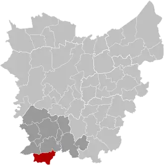 Localisation de Renaix