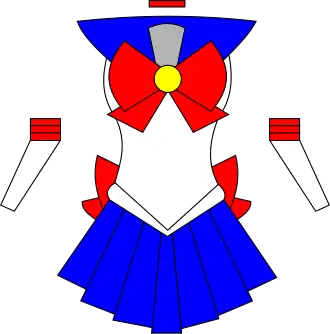 Costume simplifié de Sailor Moon