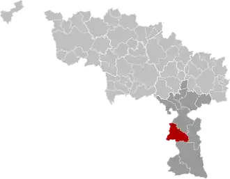 Localisation de Sivry-Rance