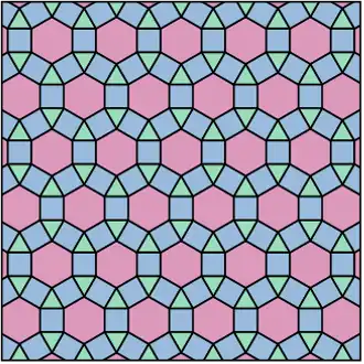 Image illustrative de l’article Pavage petit rhombitrihexagonal