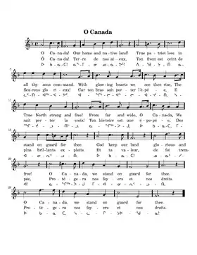 Image illustrative de l’article Ô Canada