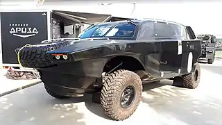 Voiture amphibie "Drozd" à l'exposition "Armée-2020&nbsp;(ru)"