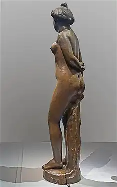 Femme au chignon d'Aristide Maillol (bronze).
