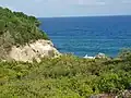 Échancrure du littoral entre Le Gosier et Sainte-Anne, à l'anse à Saint.