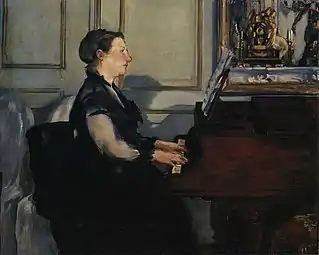Madame Manet au piano, 1868Musée d'Orsay (Paris)