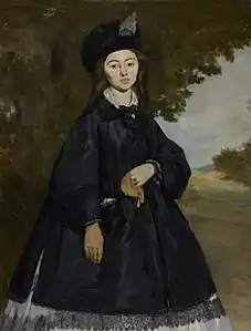Édouard Manet, Portrait de Madame Brunet (1860), Los Angeles, J. Paul Getty Museum.