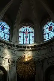 Vitraux de l'abside.