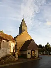 Église Saint-Barthélemy, vue du nord-ouest.