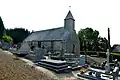 L’église Saint-Jean-Baptiste. Vue nord-ouest.