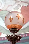 Applique du chœur - globe de verre