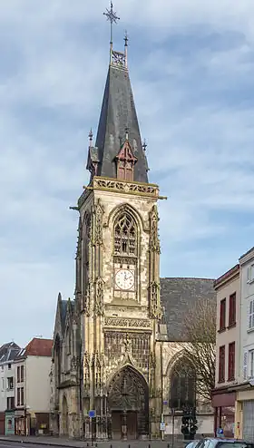 Église Saint-Leu d'Amiens (XVe siècle) Classé MH (1906) .