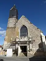 Église Saint-André en restauration, 2016.