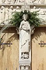 Statue de saint Jean le Baptiste.