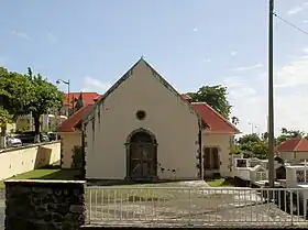 Façade de l'église Vieux-Fort.