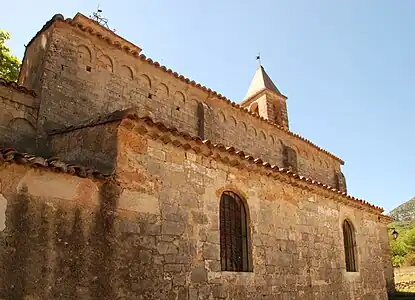 La façade septentrionale.