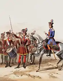 Les élèves de l'École de Mars en 1794.