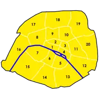 Candidat arrivé en tête   au 2d&nbsp;tour par arrondissement.  Emmanuel Macron