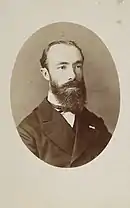 Émile Rivière, photographié en 1875.