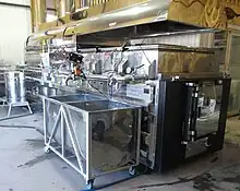 Évaporateur moderne, à osmose inverse puis bouillage.