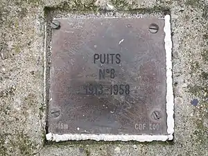 Puits no&nbsp;8, 1913 - 1958.
