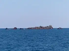 Vue du Lion de mer depuis Saint-Raphaël.