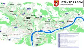 Image illustrative de l’article Trolleybus de Ústí nad Labem