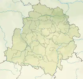 Voir sur la carte topographique de Voïvodie de Łódź