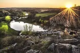 Steppes de granite du Boug, classé.