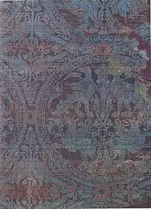 Tissu de soie serbe, 1000-1330