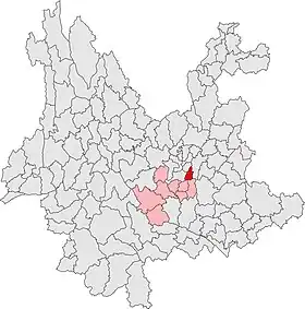 Localisation de Chéngjiāng Xiàn