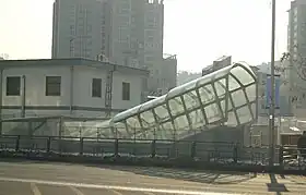 Un accès à la station en 2010.