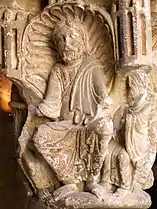 Chapiteau du monastère Saint-Cucufa, province de Barcelone, fin du XIIe siècle.