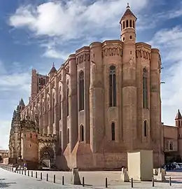Chevet de la Cathédrale Sainte-Cécile d'Albi (1282&nbsp;à&nbsp;1480).