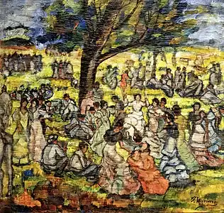 Une journée à la campagne, (1905-1911), Musée national d'Art de Catalogne.