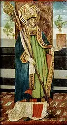 Saint évêque par Juan (de la) Abadia